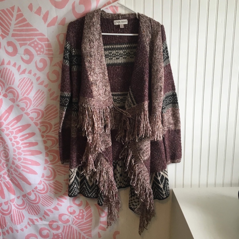 patterned sweater